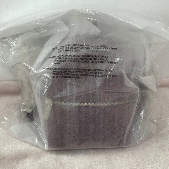 ♠️Kate Spade Natalia Mini Convertible Backpack Cherry Wood Crossbody Quilted - Picture 15 of 15